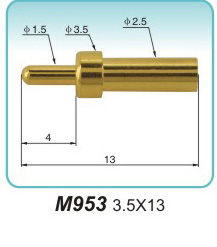 弹簧接触针M953 3.5X13