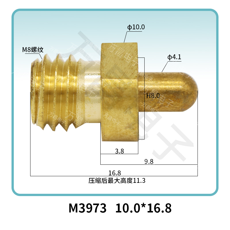 M3973(3A) 10.0*16.8